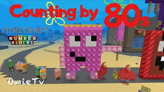 Counting by 80s Song Minecraft Numberblocks | Skip Counting Songs for Kids