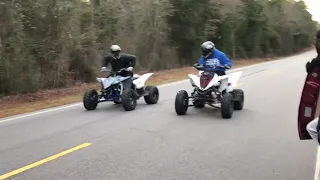 YFZ 450 vs Raptor 700r SE