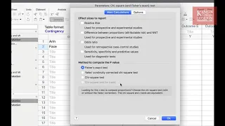 How to do a Chi square or Fisher’s exact test in GraphPad Prism