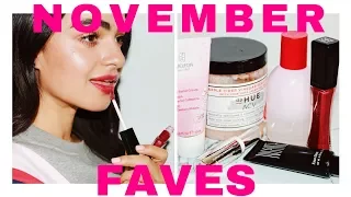 NOVEMBER FAVORITES ♡ BEAUTY FAVES