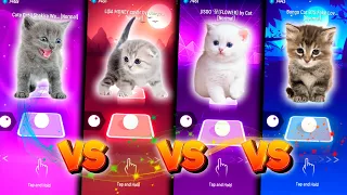 CUTE CATS SHAKIRA WAKA WAKA VS  LISA MONEY VS JISOO FLOWER VS BTS FAKE LOVE