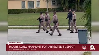 Suspect in FHP trooper's death caught after 4-hour manhunt in Port St. Lucie neighborhood