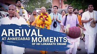 Lokanath Swami Arrival Moments at Ahmedabad || 8th April 2022 ||