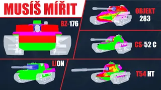 Rozbor pancíře BZ-176 - LION - Obj. 283 - T54HT - WZ-111 M6 - CS-52 C - Novinky World of Tanks CZ/SK