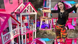 CONVIERTO MI PATIO EN LA CIUDAD DE BARBIE 😳/ DECORANDO LA *NUEVA* CIUDAD DE BARBIE /