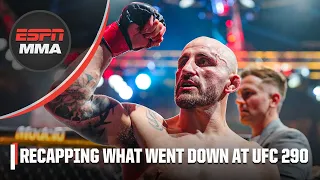 UFC 290 Recap: Volkanovski defends, Pantoja wins gold + Du Plessis earns title fight | ESPN MMA