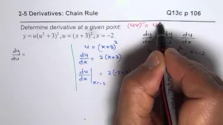 Q13c p106 Nelson Derivatives Chain Rule Composite Functions MCV4U Calculus