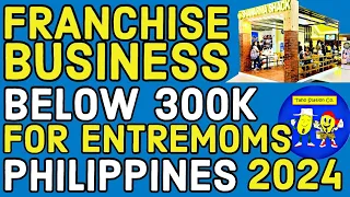 Empowering Entremoms: Top 10 Franchise Business Opportunities in the Philippines Under 300k"