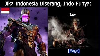 Jika Indonesia Diserang, Indonesia Punya, Mr Incredible strong meme