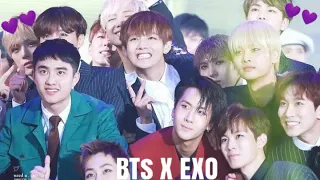 BTS and EXO FRIENDSHIP