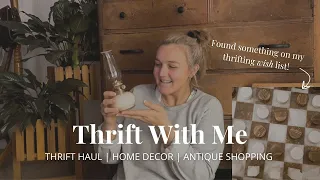 Thrift With Me | I Found Something On My Thrift List! | Thrift Haul | Home Décor | Antique Shopping