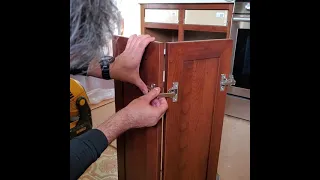 How to install lazy Susan DOOR