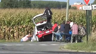 Rallye Le Béthunois 2020 (+VHC) - SS2: Le Blanc Sabot 1 - all cars (with retirement and mistake)