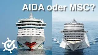 AIDA oder MSC - Der Vergleich