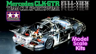 Tamiya Mercedes CLK-GTR 1/24 Scale unboxing 1998 model kits review 24201