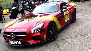 AMG GT S X3 "team german world champs" / Accelerations & revs!