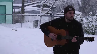 California Dreamin' (Acoustic Cover in the snow)