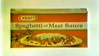 Kraft Spaghetti & Meat Sauce Commercial (1974)