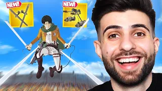 The ATTACK ON TITAN Update in Fortnite!