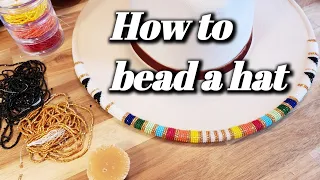 Beading a hat