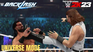 WWE BACKLASH 2023 - WORLD WALKER ENTERTAINMENT (WWE 2K23 Universe Mode & Custom Story)