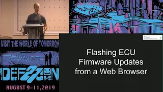 Greg Hogan | Reverse Engineering and Flashing ECU Firmware Updates | DEF CON 27 Car Hacking Village