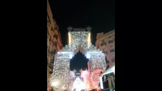 Luces falla calle Cuba-Literato Azorín 2015.