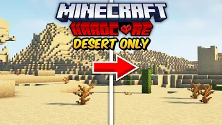 I SURVIVED 50 DAYS ON A DESERT ONLY WORLD 🌎 ( PART 1 )