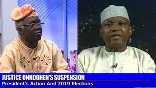 [FULL VIDEO] Femi Falana, Garba Shehu Speak On Justice Onnoghen's Suspension |Sunday Politics|