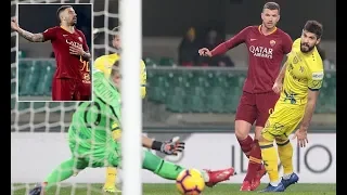 Chievo 0 3 Roma Edin Dzeko amongst scorers as Roma extend unbeaten run in Serie A to six