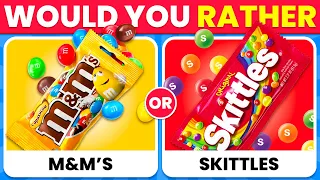 Would You Rather… Gold VS Red Food! 🍟🍓