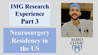 Research Tips to Match Into NEUROSURGERY Residency in the US