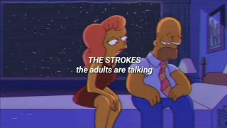 the strokes — the adults are talking (SUB + LYRICS) live