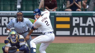 Milwaukee Brewers vs Houston Astros 5/19/2024 MLB The Show 24 Gameplay