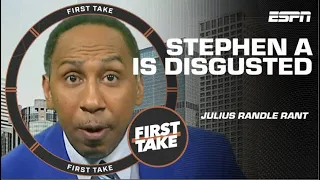 Stephen A.: I’m DISGUSTED with Julius Randle 🤯  | First Take