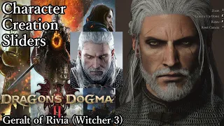 Dragon's Dogma 2 Character Creation - Geralt of Rivia (Witcher 3)