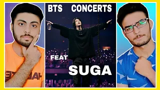 PAKISTANI REACTION ON BTS CONCERT MOMENTS | SUGA NEW CONCERT