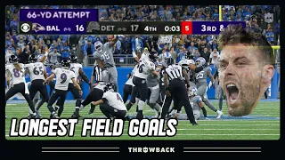 Longest Field Goals in NFL History!