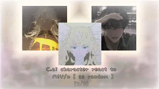 C.ai character react to M!Y/n [ as random ] 2/2 [ Angels characters ]