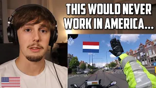 American Reacts to Amazing Dutch Police Escort for Ambulance