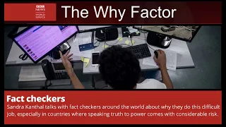 Fact checkers. | The Why Factor.