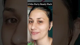 Instant Party Ready Face Pack|Glowing Skin In One Day  #shorts #facepack