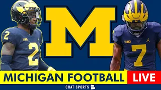 INSIDE Michigan Football Camp, Rumors On Injuries & Positional Battles, Jim Harbaugh’s Future | LIVE