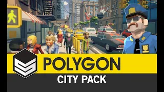 POLYGON City Pack - (Trailer) 3D Low Poly Art for Games by #SyntyStudios