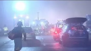 Deadly motorway pile-up in the UK