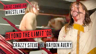 FREE MATCH: Crazzy Steve (Impact Wrestling star & Decay member) vs. Hayden Avery | GCW 07/13/2006
