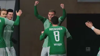 EA FC 24 | SV Darmstadt 98 vs SV Werder Bremen - Bundesliga  | Gameplay PS5