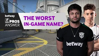 CS:GO Pros Answer: Which Pro Has The Worst In-Game Name?
