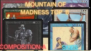 199) Composition-A Vs. Skies! Mountain of Madness tournament top 8. Old School Mtg Swedish B/R 93/94