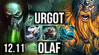 URGOT vs OLAF (TOP) | 800+ games, Legendary, 9/2/5 | KR Diamond | 12.11